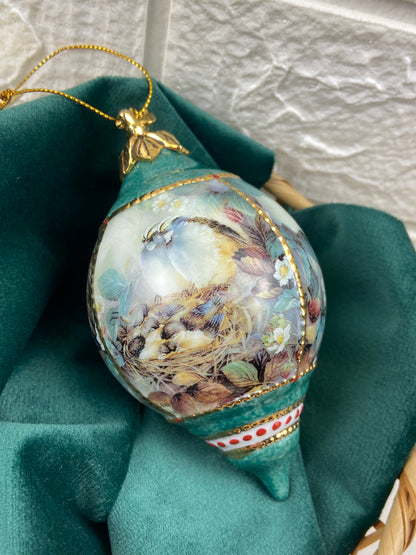 Hand Painted Porcelain Hanging Ornaments by Lena Liu | ‘Nature’s Poetry’ Collection