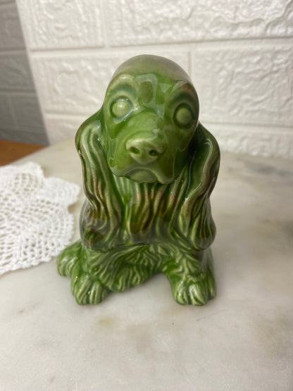 Green Porcelain Cocker spaniel
