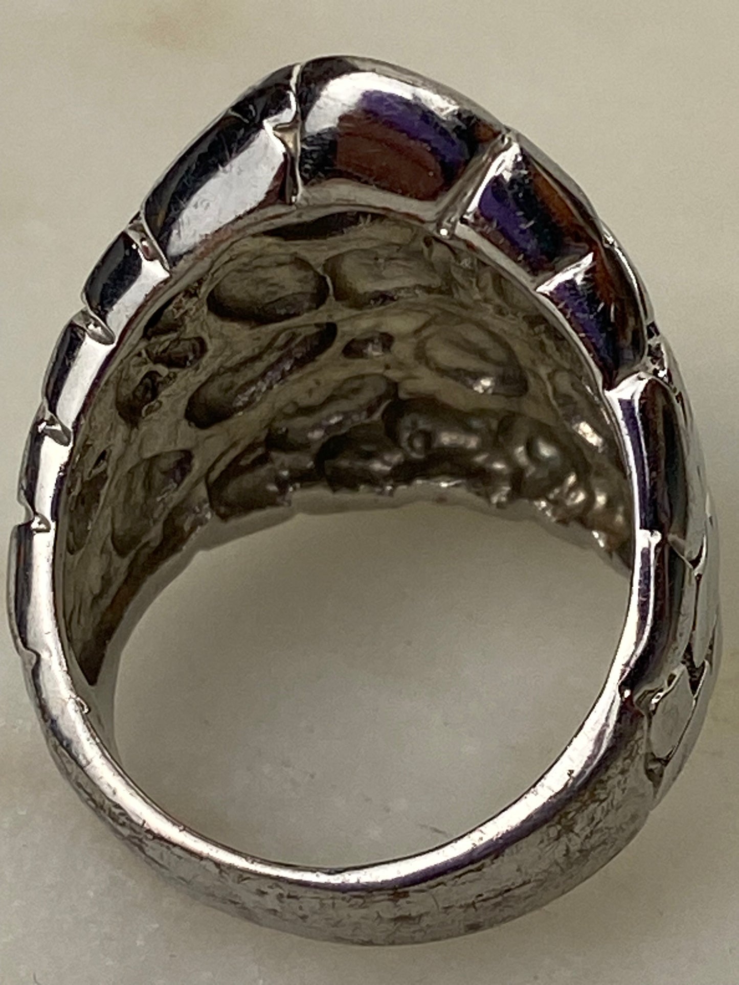 Pebbled Metal Ring