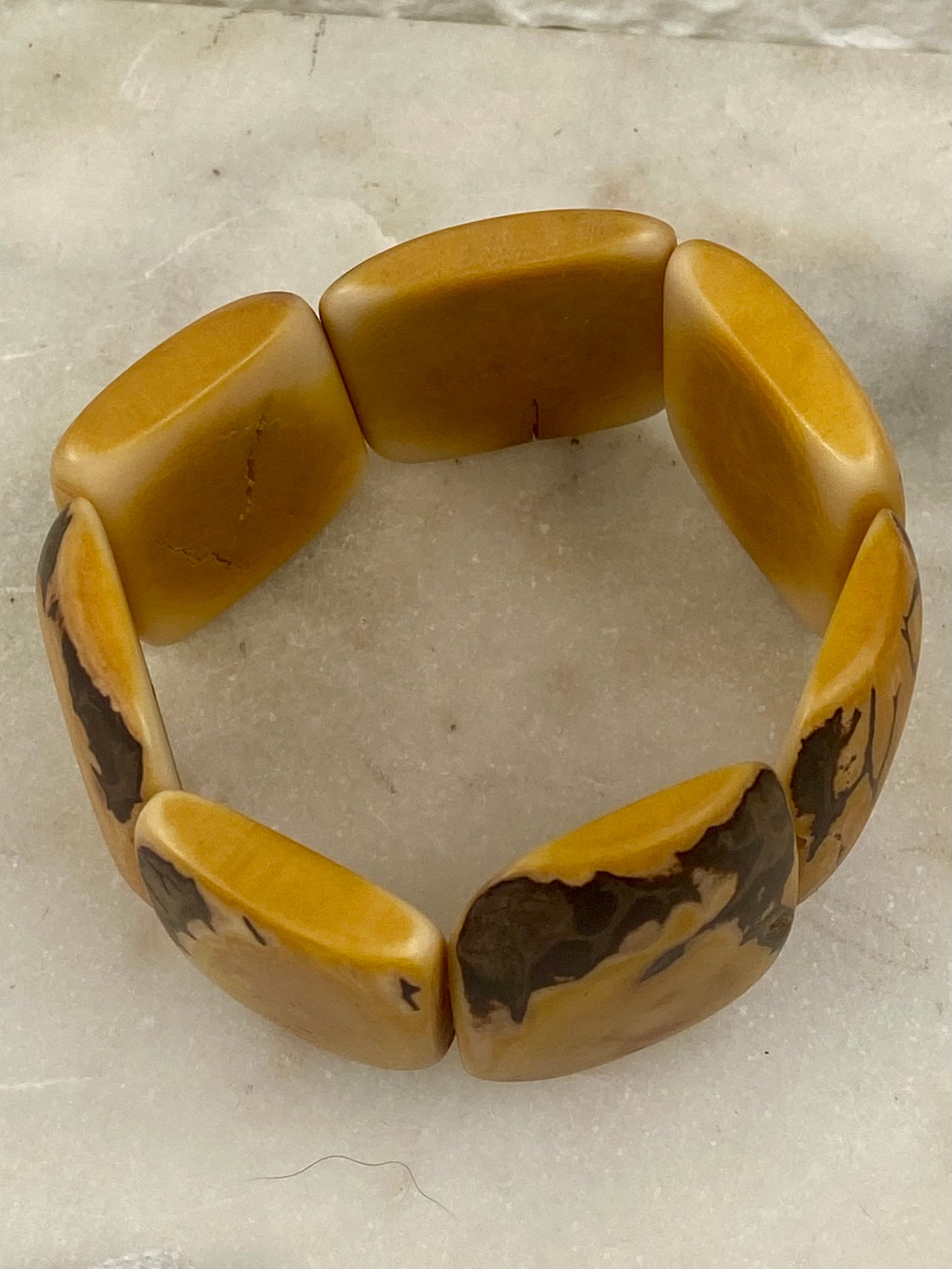 Polished Tagua Nut Bracelet | Vegan and Eco Friendly