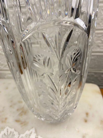 24% Lead Crystal Vase by Polonia | Polish Crystal