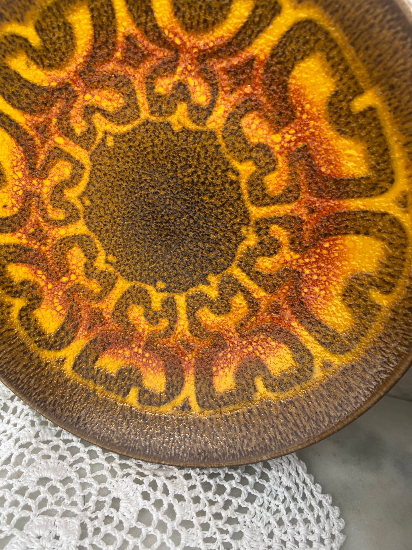 8” Pottery Plate by Poole, England