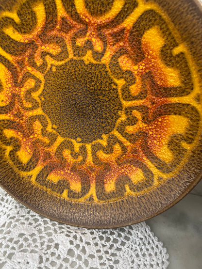 8” Pottery Plate by Poole, England