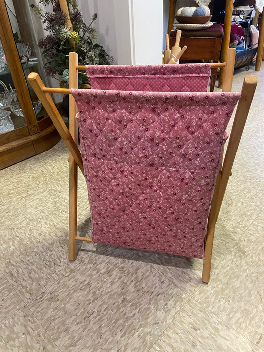 Handmade Knitting / Sewing Bag with Wooden Frame