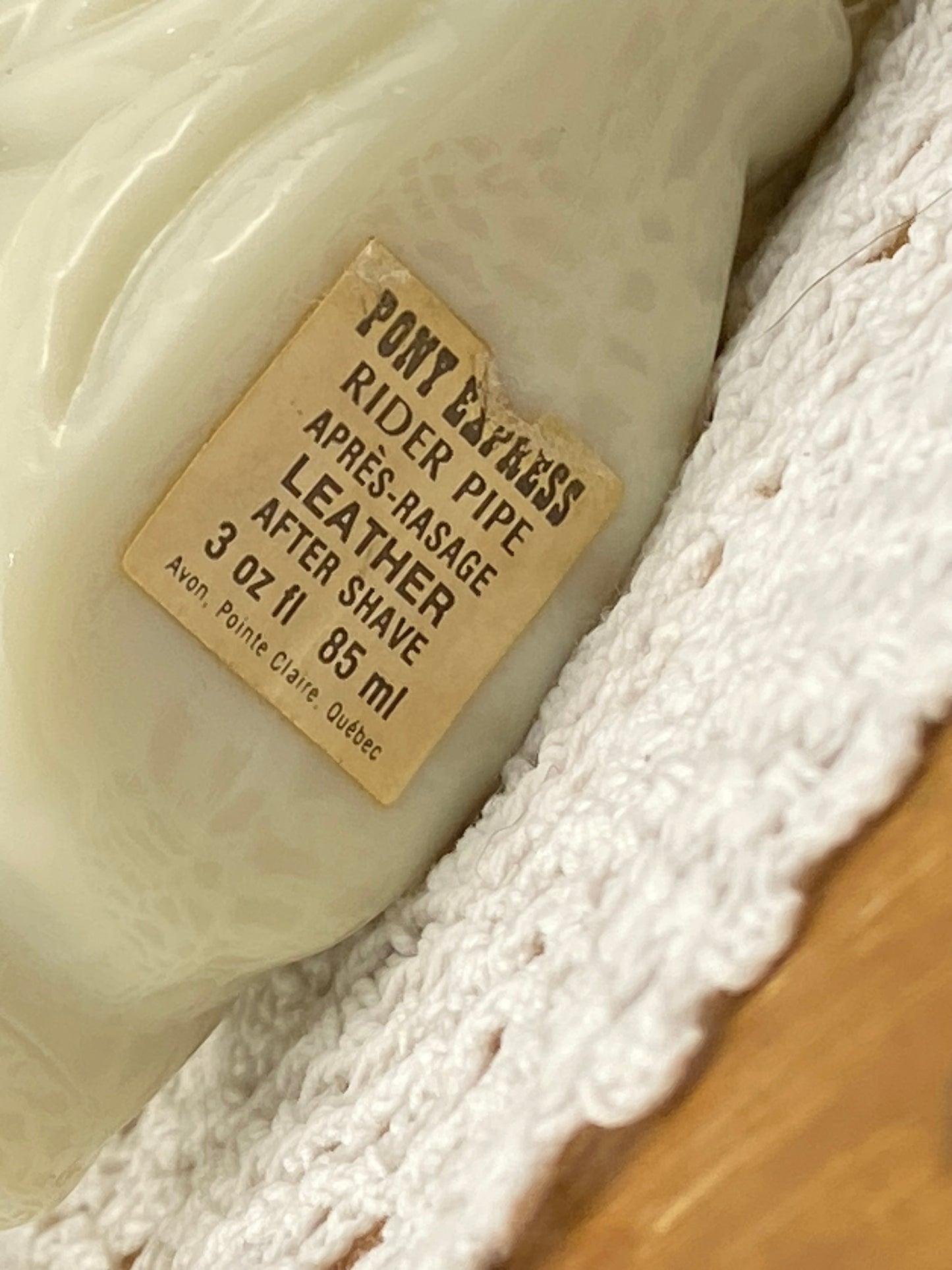 Vintage Avon | Pony Express Rider Pipe After Shave Decanter (Empty)