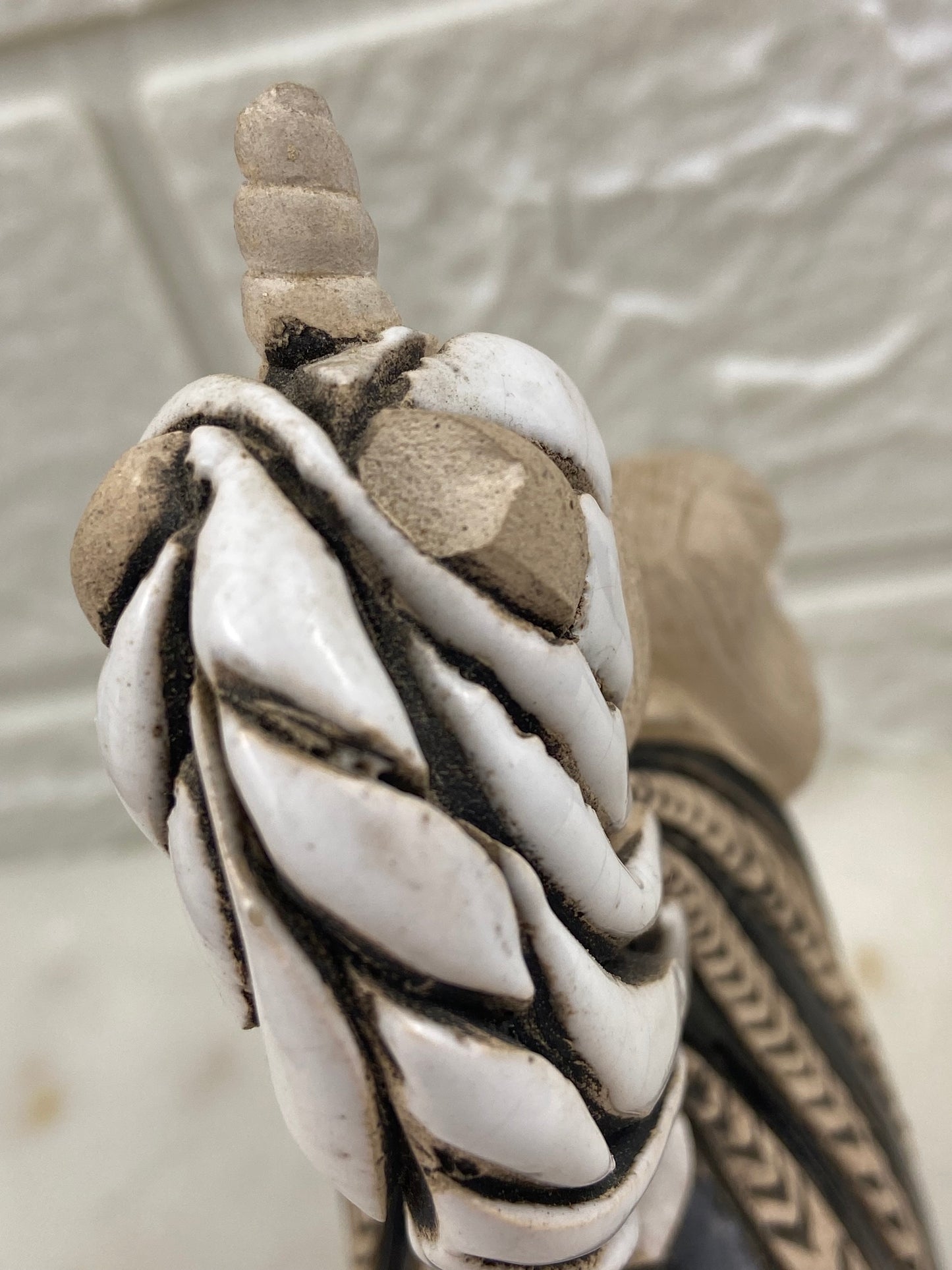 Handmade Clay Unicorn Sculpture by Artesania Rinconada