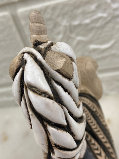 Handmade Clay Unicorn Sculpture by Artesania Rinconada