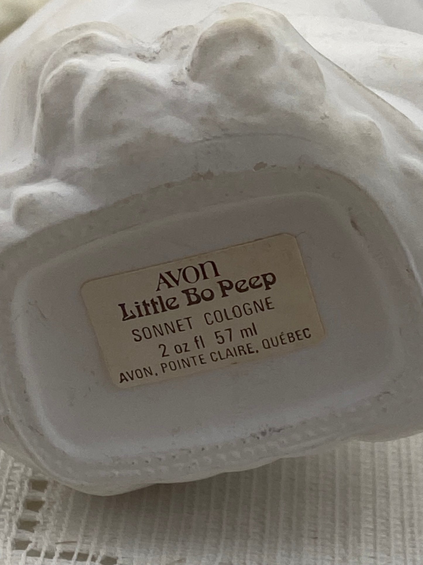 Vintage Avon | ‘Little Bo Peep’ Cologne Decanter [Full / Mostly Full]