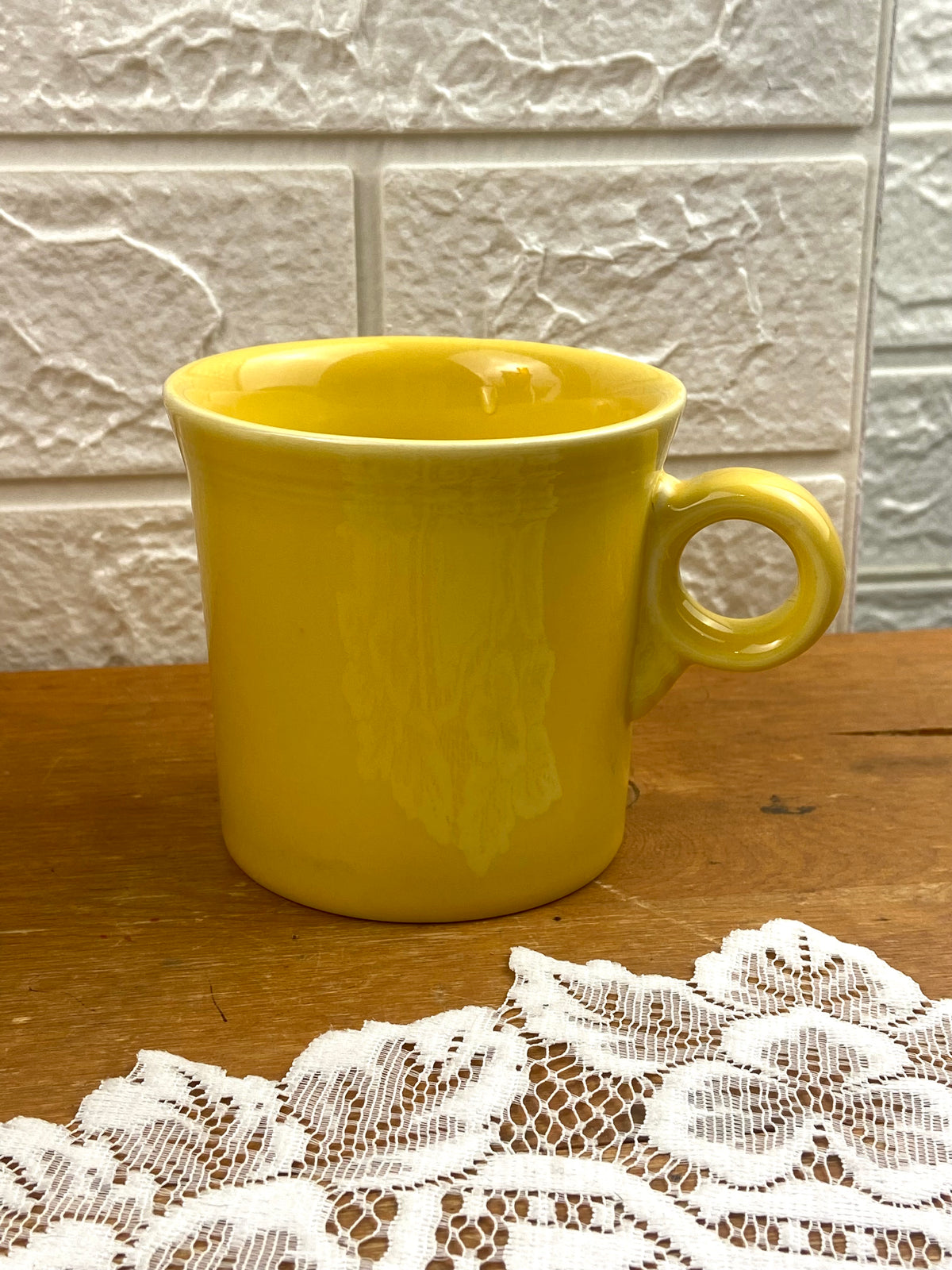 10.25 oz. Fiesta Classic Ring Handle Coffee Mug in Sunflower
