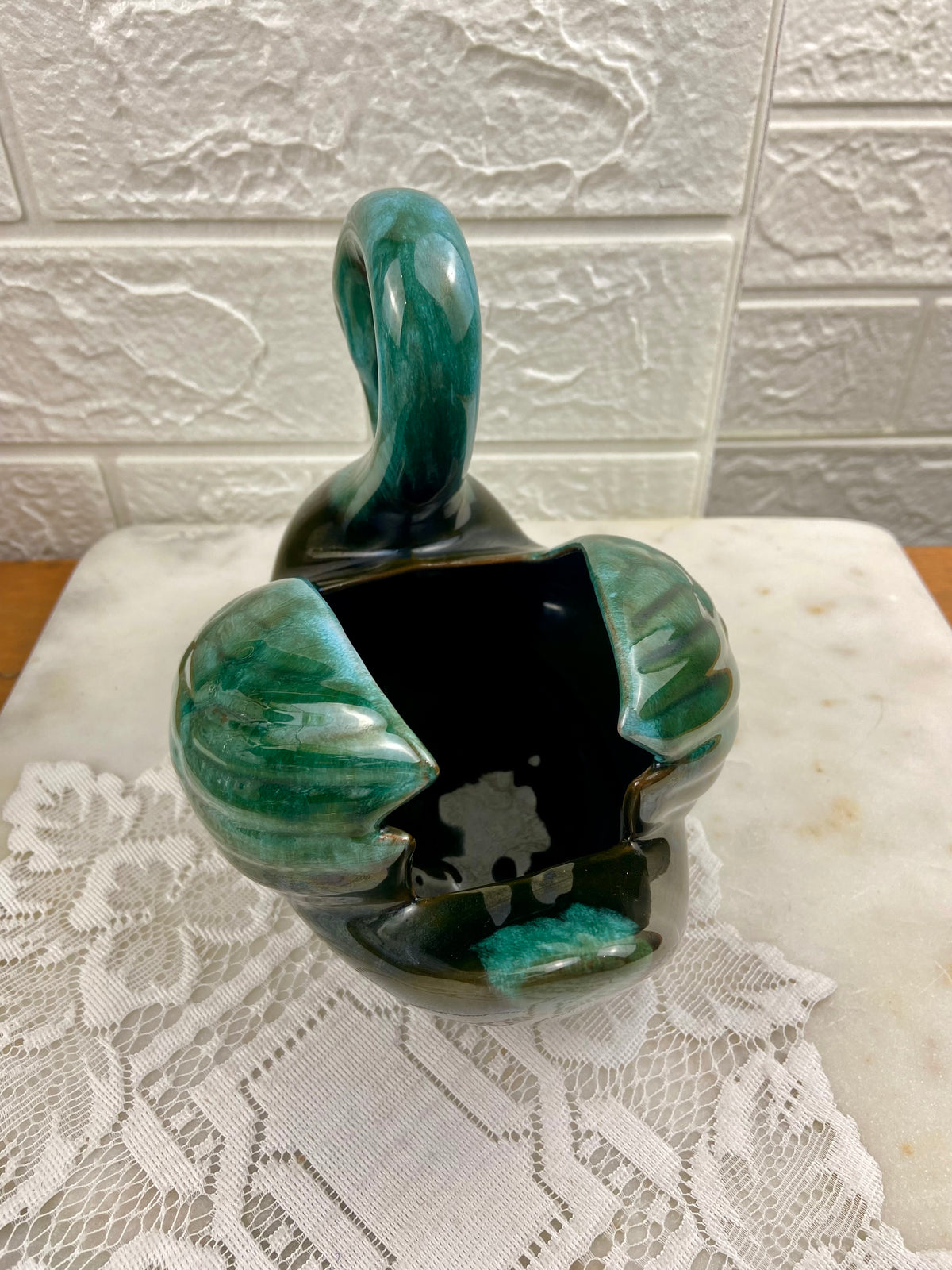 Swan Planter by Blue Mountain Pottery