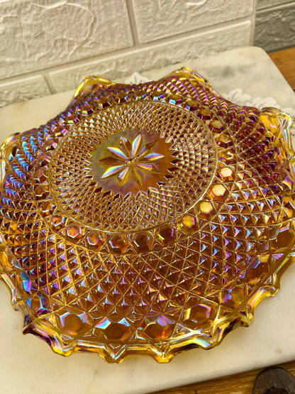 Indiana Glass Ruffled Bowl 10”