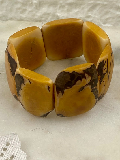 Polished Tagua Nut Bracelet | Vegan and Eco Friendly