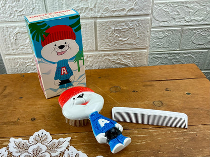 Vintage Avon | Arch E. Bear Boxed Brush & Comb Set