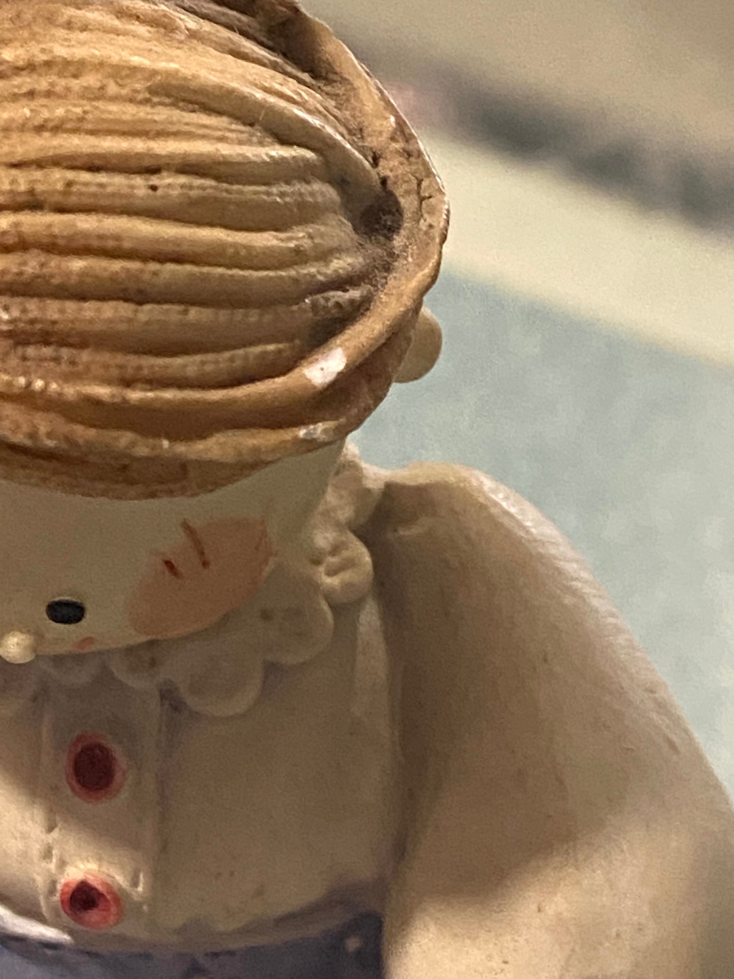 Small Resin ‘Cute as a Button’ Figurine by Mary Rhyner
