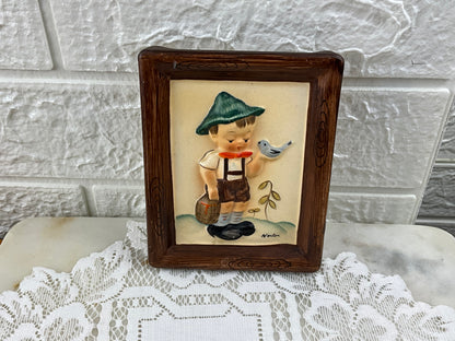 Hand Painted Ceramic Wall Plaque by Napco