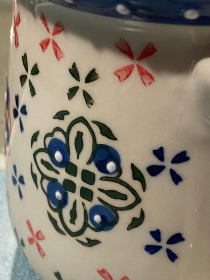 Textured, Hand Painted Ceramic Coffee Mug by Joyye