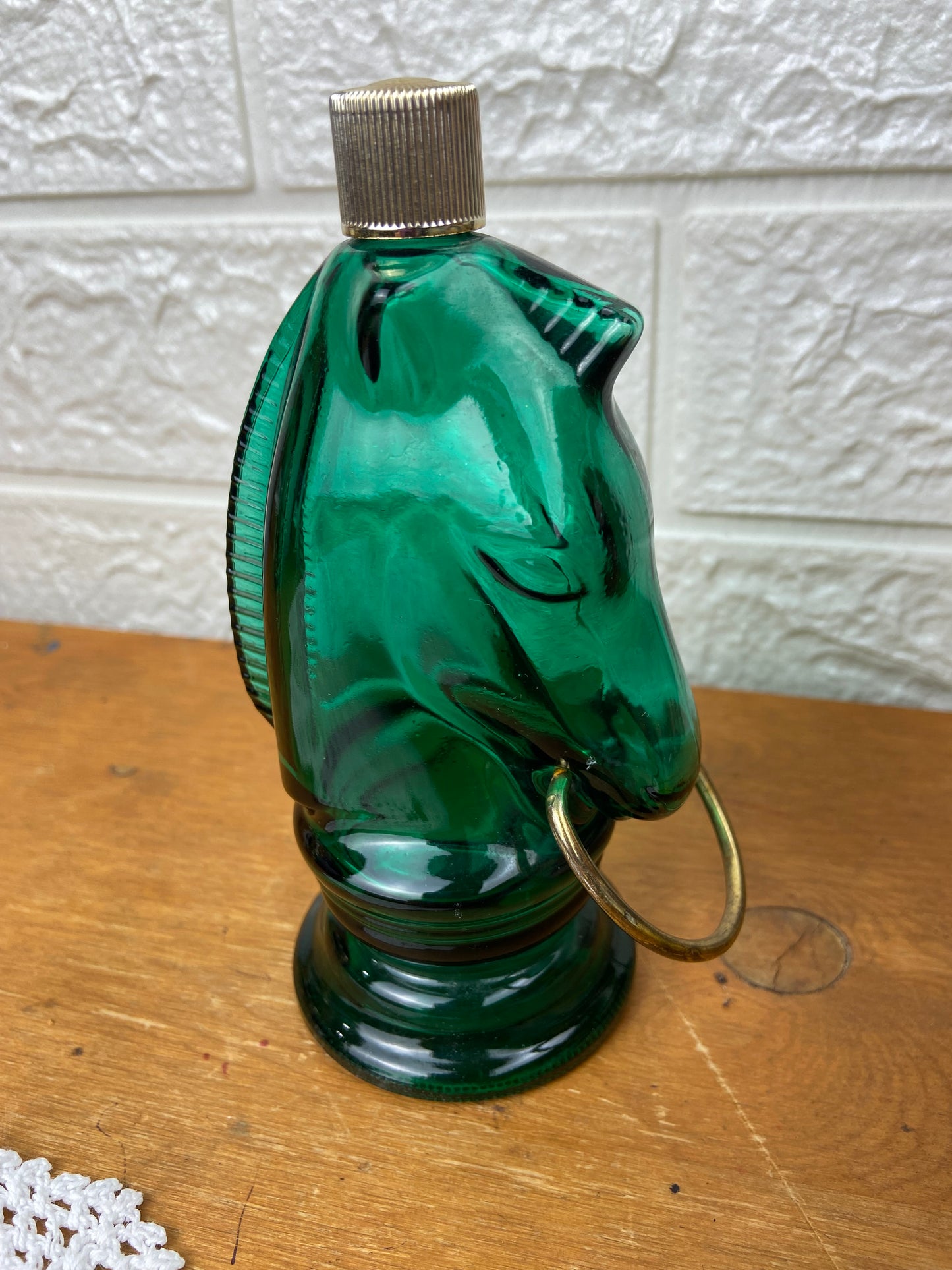 Vintage Avon | Glass Horse Head; Aftershave Decanter (Empty)